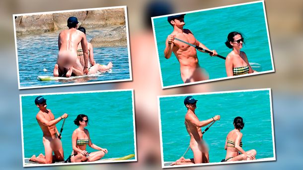 El desnudo de Orlando Bloom junto a Katy Perry en Italia