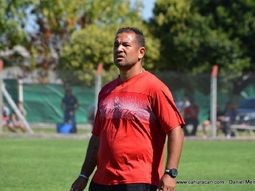 Chipi Barijho, en un entrenamiento de las Inferiores de Huracán Chipi Barijho, en un entrenamiento de las Inferiores de Huracán