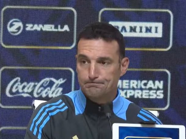 El emotivo momento de Scaloni y un periodista: Me diste la alegría más grande de mi vida