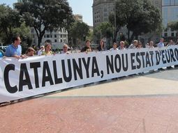 espana: se espera una gran marcha del separatismo catalan espana: se espera una gran marcha del separatismo catalan