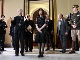 Cristina recibió al sucesor de Bergoglio en la Casa Rosada