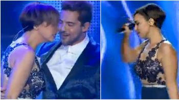 David Bisbal le corrió la cara a Chenoa en un show. David Bisbal le corrió la cara a Chenoa en un show.