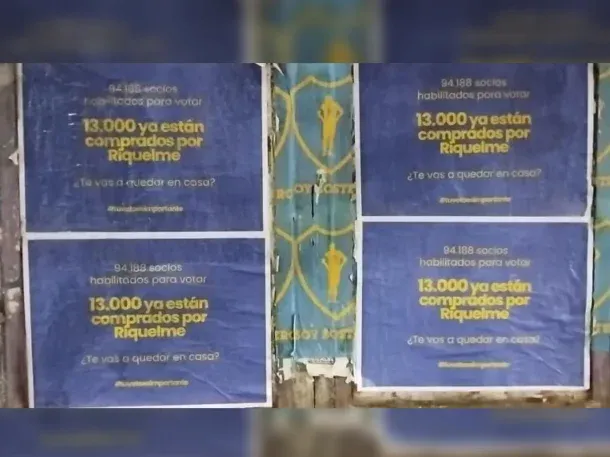 Aparecieron carteles en La Boca por las elecciones: Están comprados