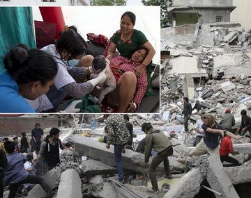 Una mujer dio a luz durante el terremoto