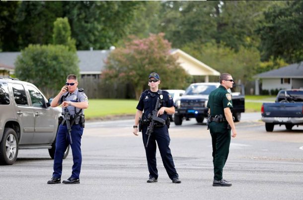 Tres policías muertos y varios heridos, tras un enfrentamiento racial en Luisiana