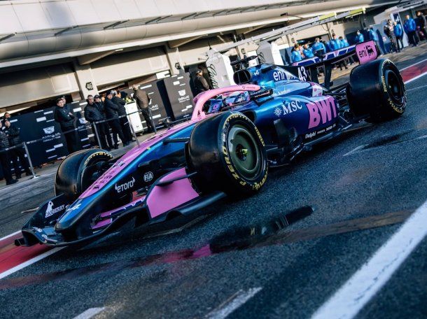 Con Franco Colapinto en Alpine, así comenzaron las pruebas de la nueva Fórmula 1 en Barcelona