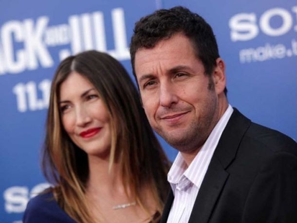 Adam sandler y su mujer Adam sandler y su mujer