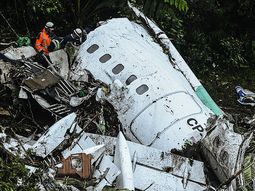 El avión de Lamia, destrozado El avión de Lamia, destrozado