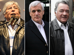 moyano, calo y barrionuevo respaldaron la protesta moyano, calo y barrionuevo respaldaron la protesta