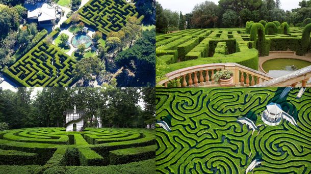 Laberintos para perderse en vacaciones