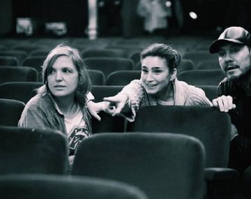 Tinelli, Bertuccelli y Fabiana Tiscornia. Foto: Instagram reicine.