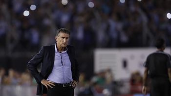 Edgardo Bauza en el Monumental Edgardo Bauza en el Monumental