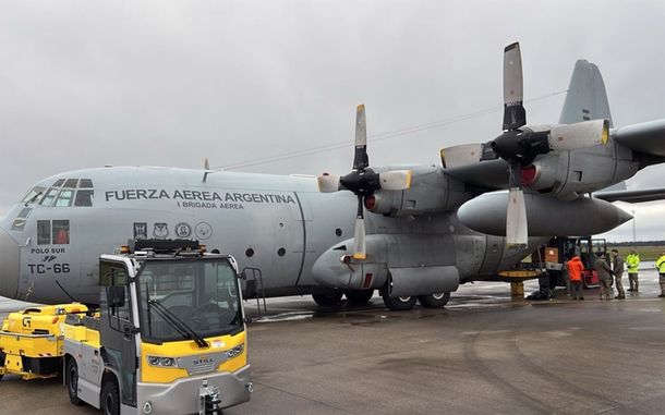 Hércules TC-66 “Polo Sur” de la Fuerza Aérea.