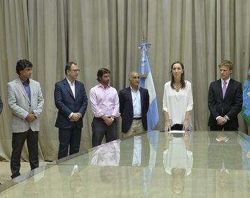 Fossati, a la izquierda de Vidal