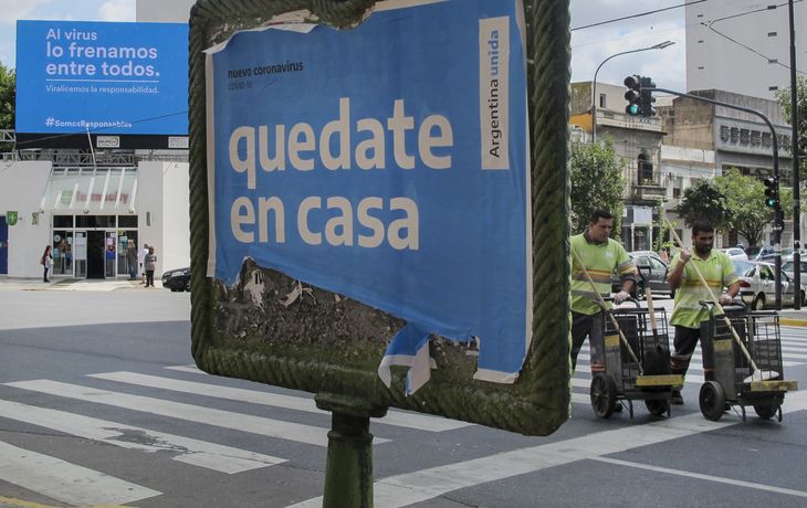 Quedate en casa: el aislamiento social como medida de salud p&uacute;blica frente al coronavirus en Argentina