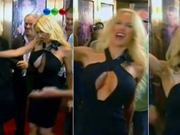 el infartante escote de luli en la fiesta de graduados el infartante escote de luli en la fiesta de graduados