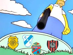 Memes por el descenso de Temperley y Olimpo Memes por el descenso de Temperley y Olimpo