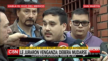 hablo el hijo del medico que mato a un ladron: pasan y dicen que me van a matar hablo el hijo del medico que mato a un ladron: pasan y dicen que me van a matar