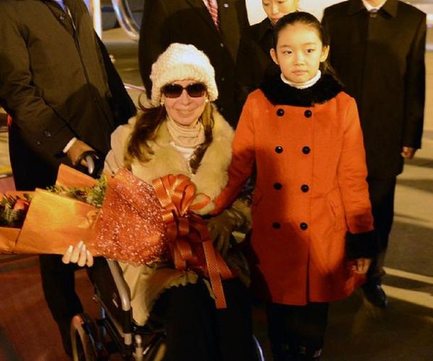 Cristina Kirchner, impresionada por el crecimiento de Beijing