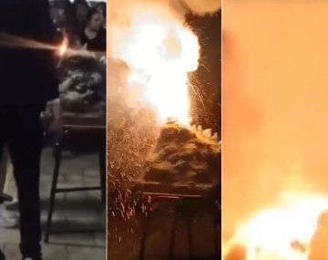 Simularon la explosión de un volcán en una feria de ciencias: 10 heridos