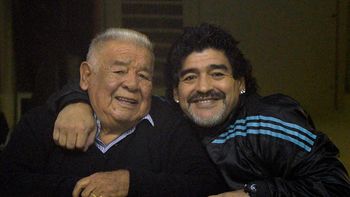 Emotivo mensaje de Maradona a su papá en el Día del Trabajador Emotivo mensaje de Maradona a su papá en el Día del Trabajador