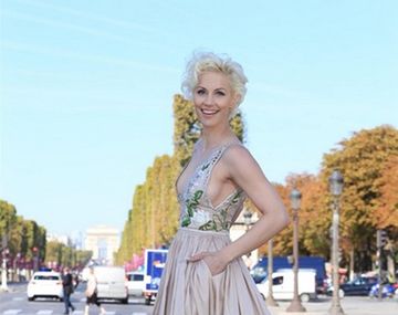 Ingrid Grudke brilló en la Semana de la Moda en París