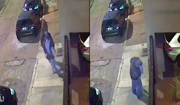 Así fue el violento asalto a la mujer en Flores