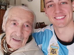 Murió don Hernán, el hombre de 100 años que anotaba en un cuaderno todos los goles de Messi