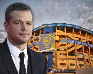 Matt Damon: se viralizó su experiencia en un partido de Boca
