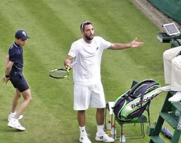 Wimbledon: un tenista perdió los estribos e insultó brutalmente al árbitro
