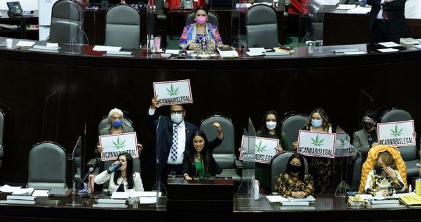 Diputados de México aprobó el uso recreativo de la marihuana