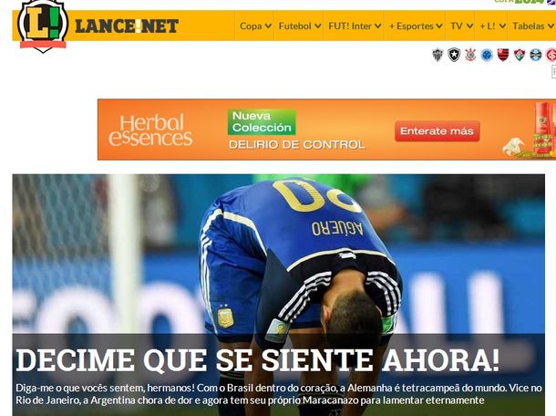 La victoria de Alemania en la final de la Copa y cómo lo reflejaron los principales diarios del mundo