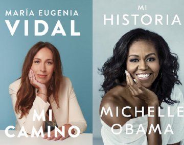 El extraordinario parecido entre los libros de María Eugenia Vidal y Mauricio Macri con los de Barack y Michelle Obama