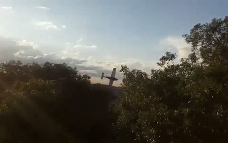 VIDEO: Así cayó la avioneta en La Cumbre