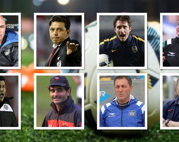 Llop, Falcioni, Guillermo, Almirón, Forestello, Gallardo, Aguirre y Kudelka