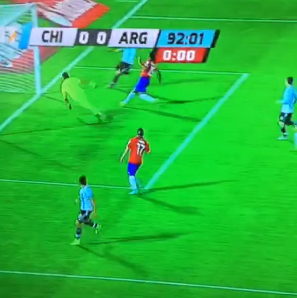 La jugada que pudo haber valido la Copa América