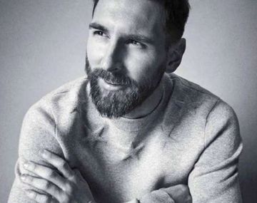 El 10 posó para la prestigiosa revista