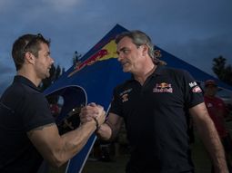 Sebastian Loeb y Carlos Sainz. Sebastian Loeb y Carlos Sainz.