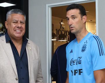 Chiqui Tapia y Lionel Scaloni