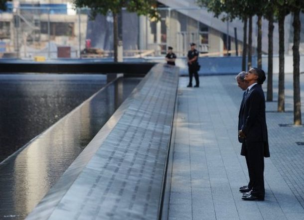 Obama y Bush 11-S