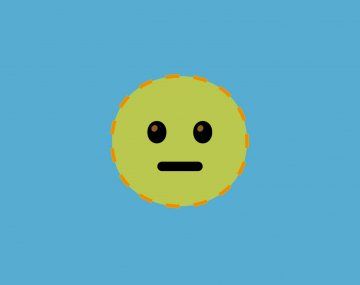 Qué significa el emoji de la cara con las líneas punteadas en WhatsApp