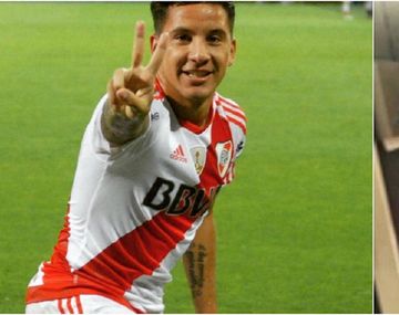 El festejo de Driussi que tuvo su respuesta