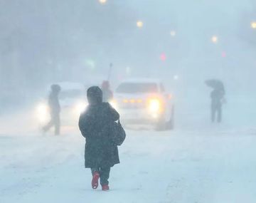 El este de los Estados Unidos quedó blanco tras el paso de una ciclogénesis explosiva