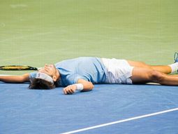 Thiago Tirante remontó contra Hyeon Chung y le dio el punto a Argentina. Foto: Prensa AAT.