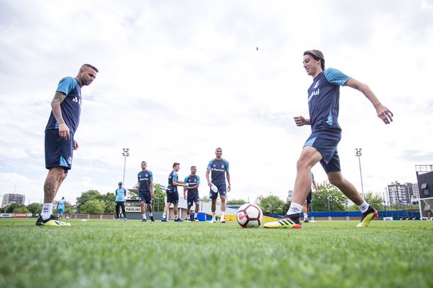 Gremio de Porto Alegre se entrenó a metros de La Bombonera