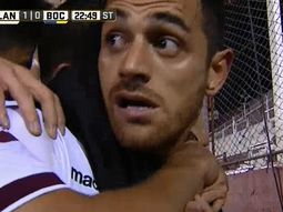 El insólito festejo de Lautaro Acosta