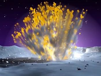 Detectan la mayor explosión lunar en ocho años