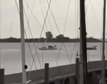 Navegaban en un velero por el Río de La Plata y debieron ser rescatados por un golpe de calor