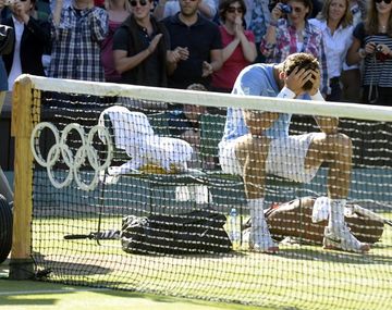 Del Potro, acongojado