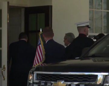 VIDEO: Así llegó Alberto Fernández a la Casa Blanca para reunirse con Joe Biden
